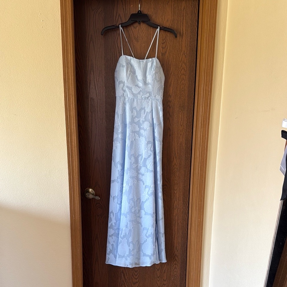 Elegant Light Blue Maxi Dress size Small